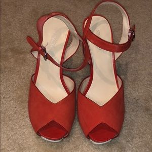 Nine West Peep-toe Heeled Sandals